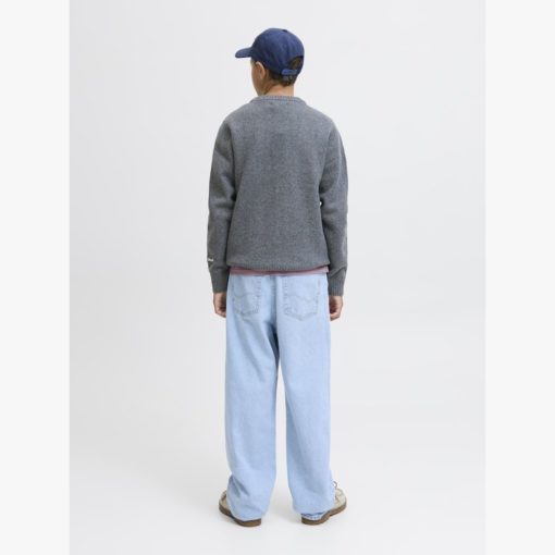JACK&JONES JORNORREBRO KNIT CREW NECK JUNIOR Harmaa - Image 7