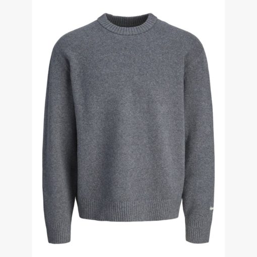 JACK&JONES JORNORREBRO KNIT CREW NECK JUNIOR Harmaa