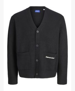 JACK&JONES JORNORREBRO KNIT CARDIGAN JUNIOR Musta