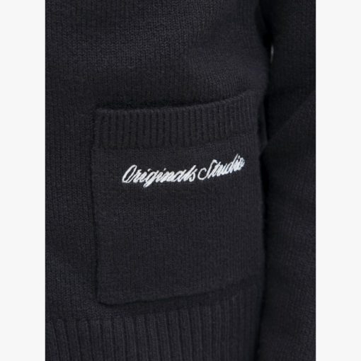 JACK&JONES JORNORREBRO KNIT CARDIGAN JUNIOR Musta - Image 6
