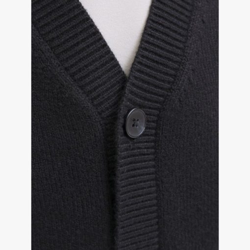 JACK&JONES JORNORREBRO KNIT CARDIGAN JUNIOR Musta - Image 4