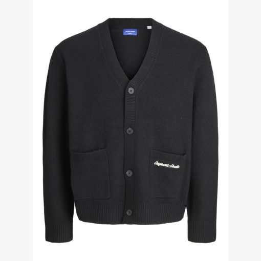 JACK&JONES JORNORREBRO KNIT CARDIGAN JUNIOR Musta