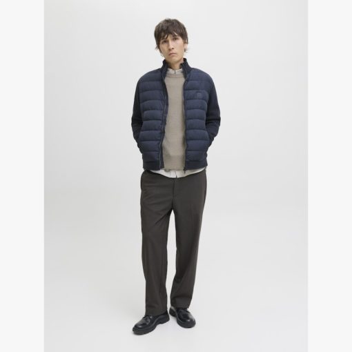 JACK&JONES JPRBLAREAGAN KNIT CREW NECK Vaaleanruskea - Image 7