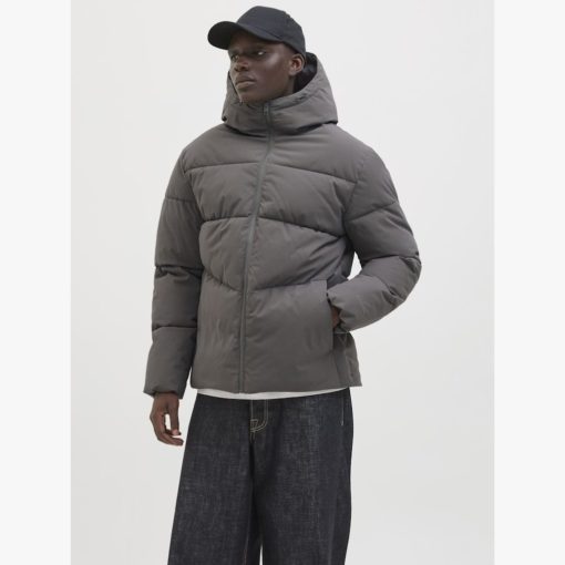 JACK&JONES JJGLOBAL PUFFER JACKET Harmaa - Image 7