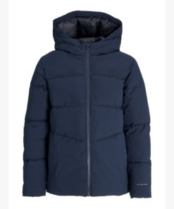 JACK&JONES JJGLOBAL PUFFER JACKET JUNIOR Tummansininen