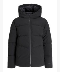 JACK&JONES JJGLOBAL PUFFER JACKET JUNIOR Musta