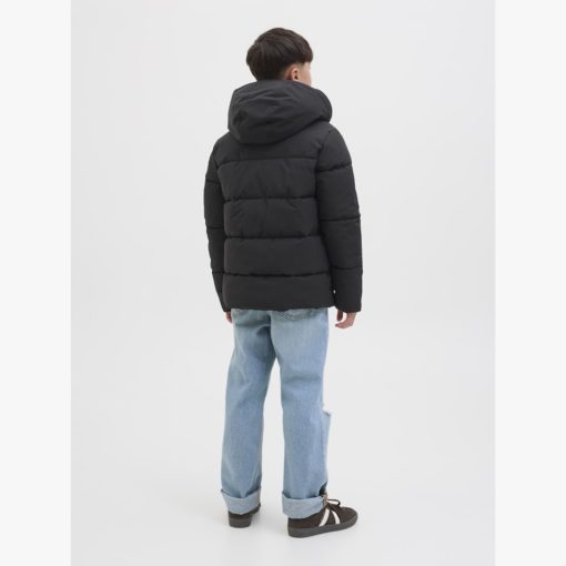 JACK&JONES JJGLOBAL PUFFER JACKET JUNIOR Musta - Image 4