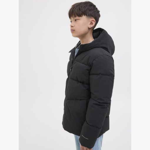 JACK&JONES JJGLOBAL PUFFER JACKET JUNIOR Musta - Image 3