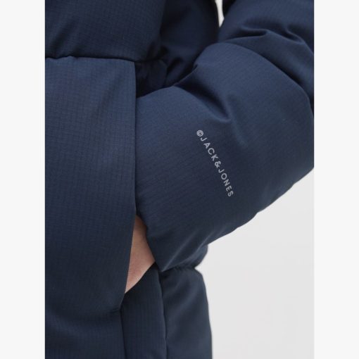 JACK&JONES JJGLOBAL PUFFER JACKET JUNIOR Tummansininen - Image 5