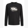 JACK&JONES JCOGRID BRANDING TEE LS CREW NECK JUNIOR Musta