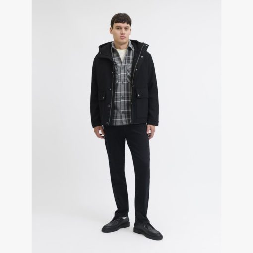 JACK&JONES JPRRAYLE MELANGE CHECK L/S OVERSHIRT Harmaa - Image 3