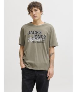 Alternative view of JACK&JONES JJELOGO TEE SS O-NECK VETIVER