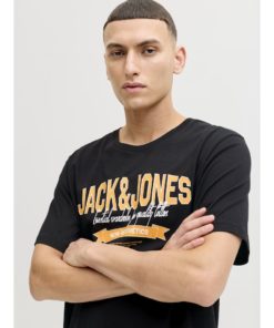 Alternative view of JACK&JONES JJELOGO TEE SS O-NECK Musta