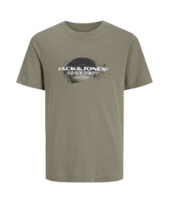 JACK&JONES JCOCONDOR TEE SS CREW NECK FST Khaki