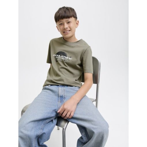 JACK&JONES JCOCONDOR TEE SS CREW NECK FST Khaki - Image 4