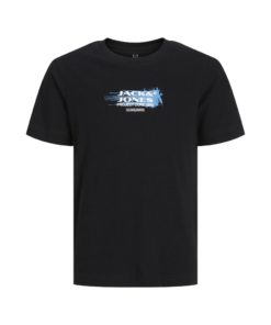 JACK&JONES JCOCONDOR TEE SS CREW NECK FST Musta