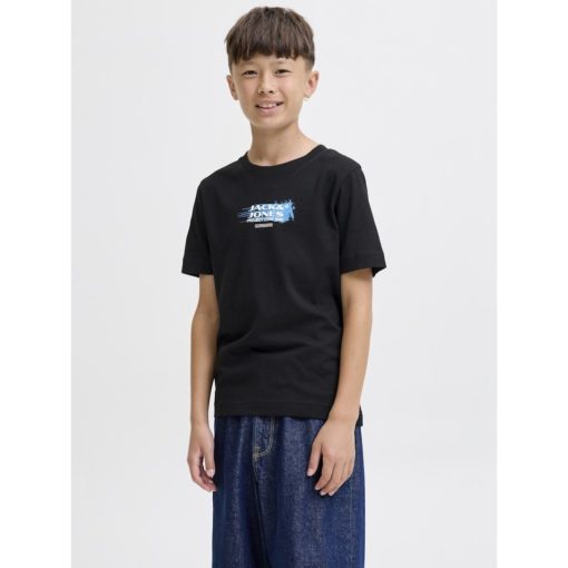 JACK&JONES JCOCONDOR TEE SS CREW NECK FST Musta - Image 4