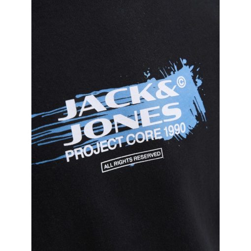 JACK&JONES JCOCONDOR TEE SS CREW NECK FST Musta - Image 3