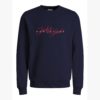 JACK&JONES JORINWOOD SWEAT CREW NECK JUNIOR Tummansininen