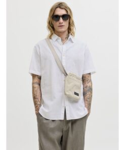 Alternative view of JACK&JONES JJESUMMER LINEN BLEND SHIRT S/S Valkoinen