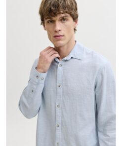 Alternative view of JACK&JONES JJESUMMER LINEN BLEND SHIRT L/S Vaaleansininen