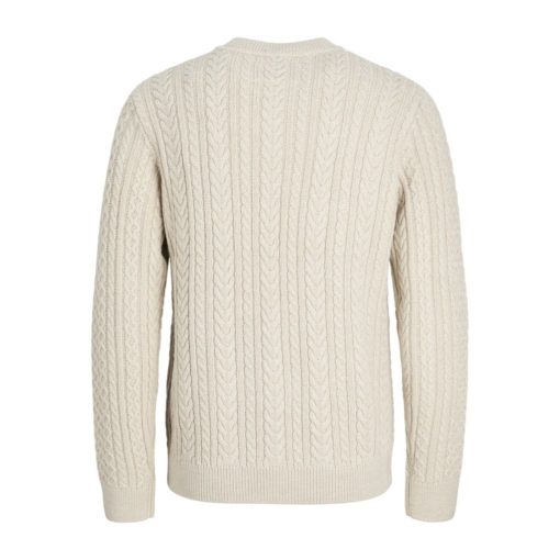 JACK&JONES JPRBLUSEAN KNIT CABLE CREW KNIT JUNIOR Beige - Image 8