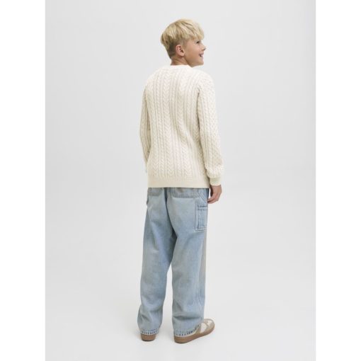 JACK&JONES JPRBLUSEAN KNIT CABLE CREW KNIT JUNIOR Beige - Image 6