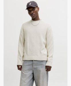 Alternative view of JACK&JONES JORNORREBRO CATSKILLS KNIT CREW NECK Luonnonvalkoinen