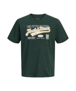 JACK&JONES JJELOGO TEE SS O-NECK 2 COL SCARAB