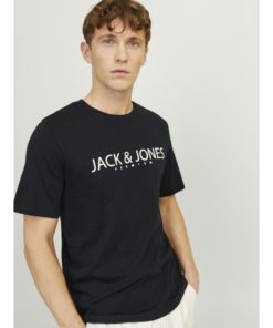 JACK&JONES Miesten T-paita musta