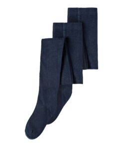 NAME IT NKNPANTYHOSE 2-PACK Tummansininen
