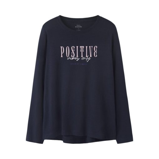 NAME IT NKFVIOLET LS LOOSE TOP Tummansininen