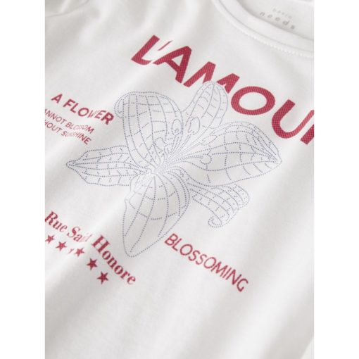 NAME IT NKFVIOLET LS LOOSE TOP Valkoinen - Image 2