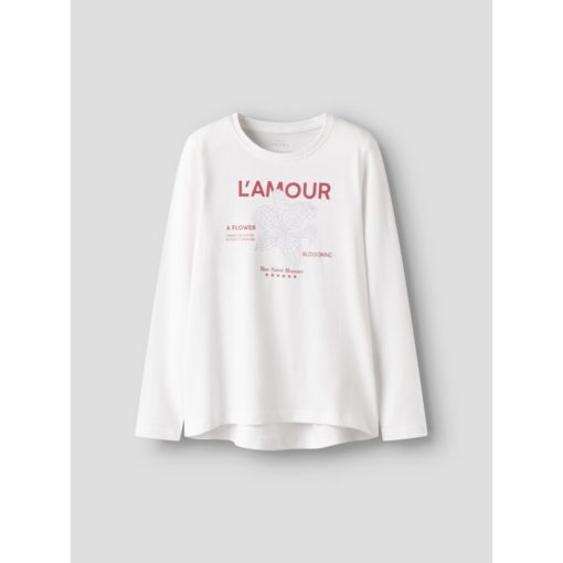 NAME IT NKFVIOLET LS LOOSE TOP Valkoinen - Image 4