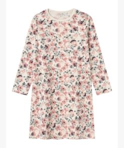 NAME IT NKFNIGHTGOWN LS Vaalea kuosi