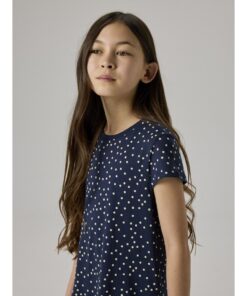 Alternative view of NAME IT NKFVIGGA CAPSL DRESS Tummansininen