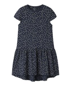 NAME IT NKFVIGGA CAPSL DRESS Tummansininen
