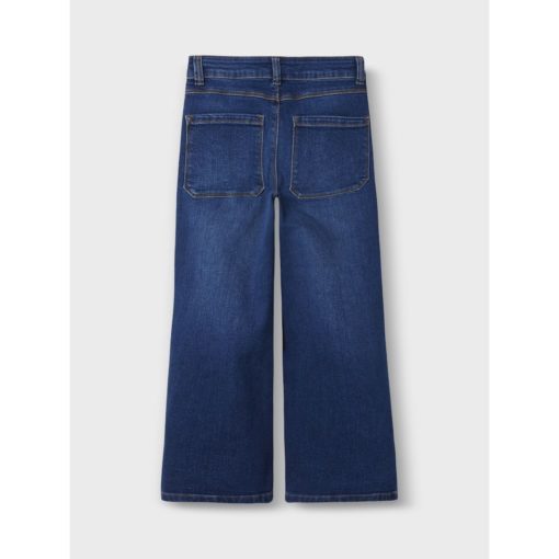 NAME IT NKFPOLLY X-WIDE JEANS Tummansininen - Image 5