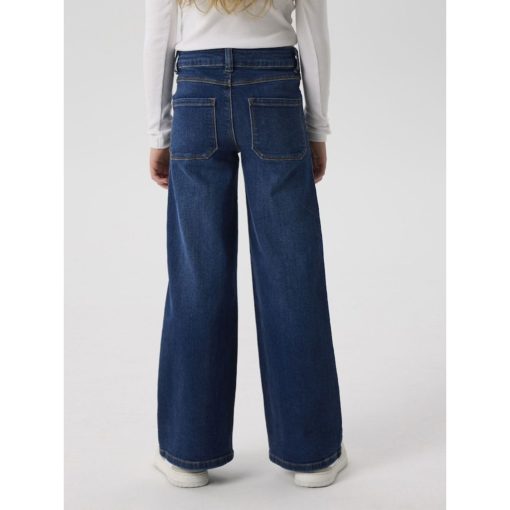 NAME IT NKFPOLLY X-WIDE JEANS Tummansininen - Image 3