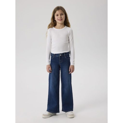 NAME IT NKFPOLLY X-WIDE JEANS Tummansininen - Image 2