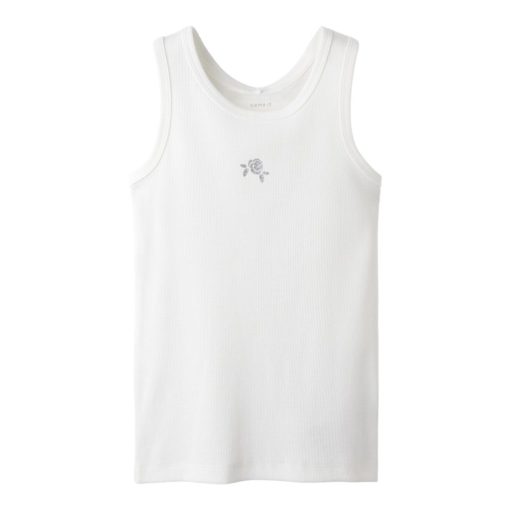 NAME IT NKFHAULA XSL TANK TOP Luonnonvalkoinen