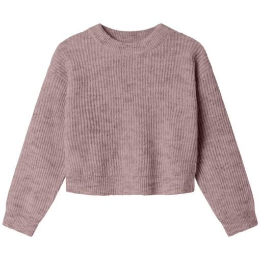 NAME IT NKFHOLLY LS BOXY SHORT KNIT Rosa