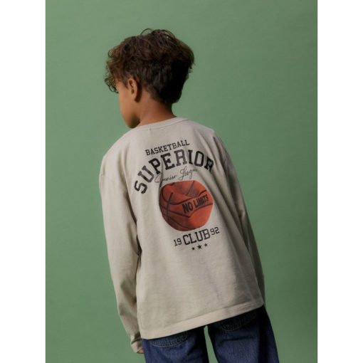 NAME IT NKMLAYTON LS NREG TOP Beige - Image 5