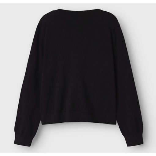 NAME IT NKFVALANE LS KNIT CARDIGAN Musta - Image 2