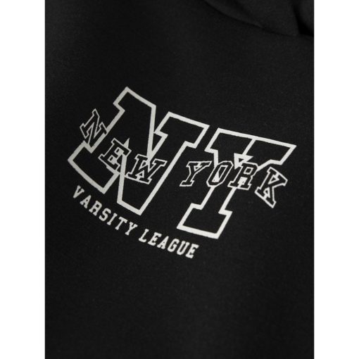 NAME IT NKFNAPES LS SH SWEAT WH Musta - Image 3
