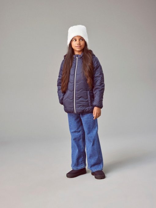 NAME IT TYTTÖJEN TOPPIS NKFMAGGY JACKET Tummansininen - Image 2