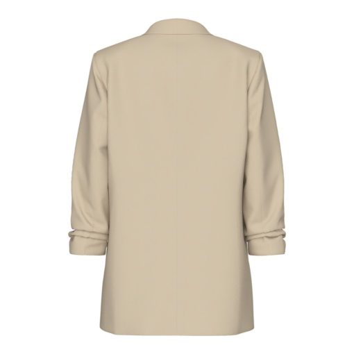 PIECES PCBOSELLA 3/4 BLAZER Beige - Image 5