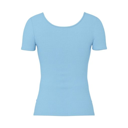 PIECES PCKITTE SS TOP NOOS SKY BLUE - Image 2