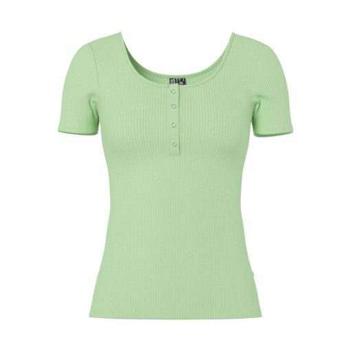 PIECES PCKITTE SS TOP NOOS NILE GREEN
