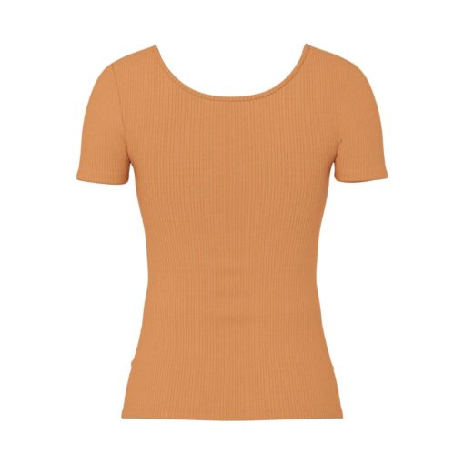 PIECES PCKITTE SS TOP NOOS CARAMEL - Image 2